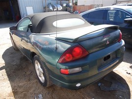 2001 MITSUBISHI ECLIPSE GS CONVERTIBLE GREEN 2.4 MT 203968